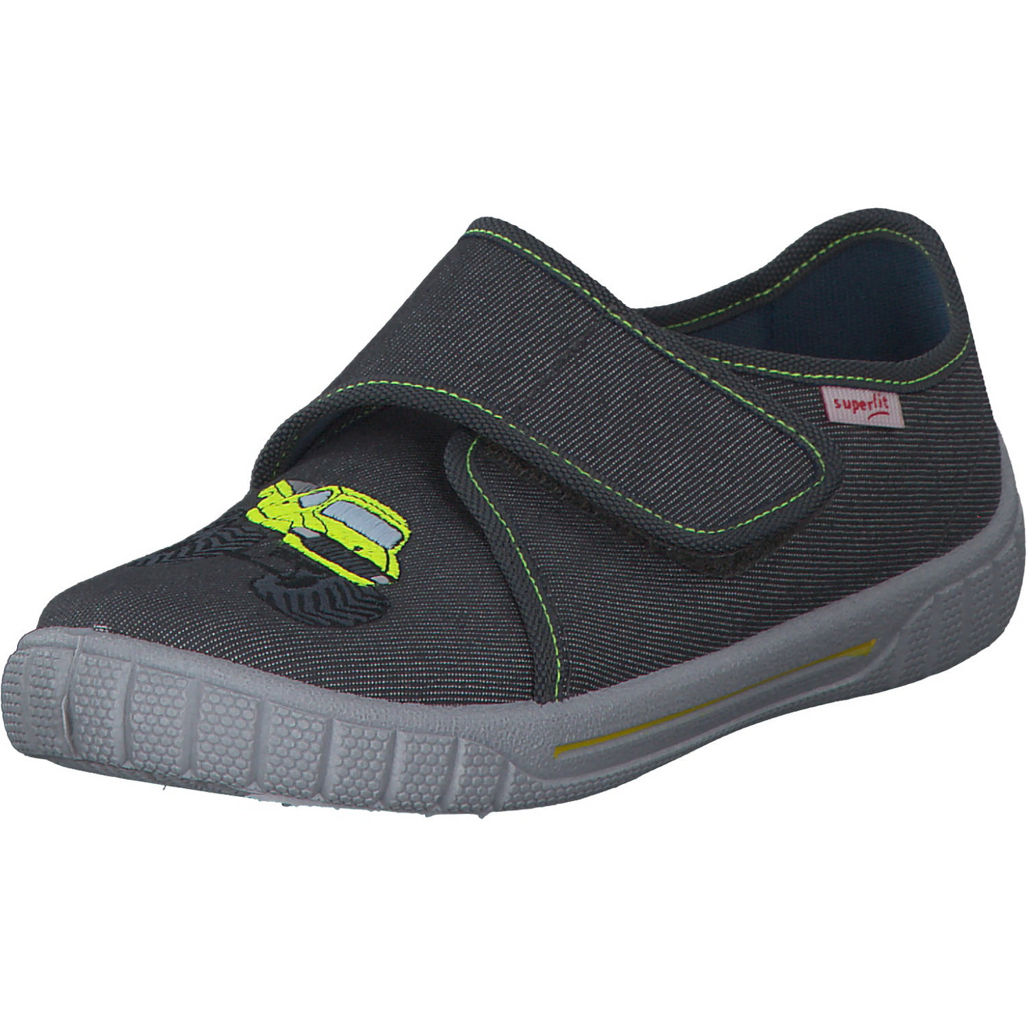 Superfit BILL 00278, Hausschuhe, Kinder, Dunkelgrau