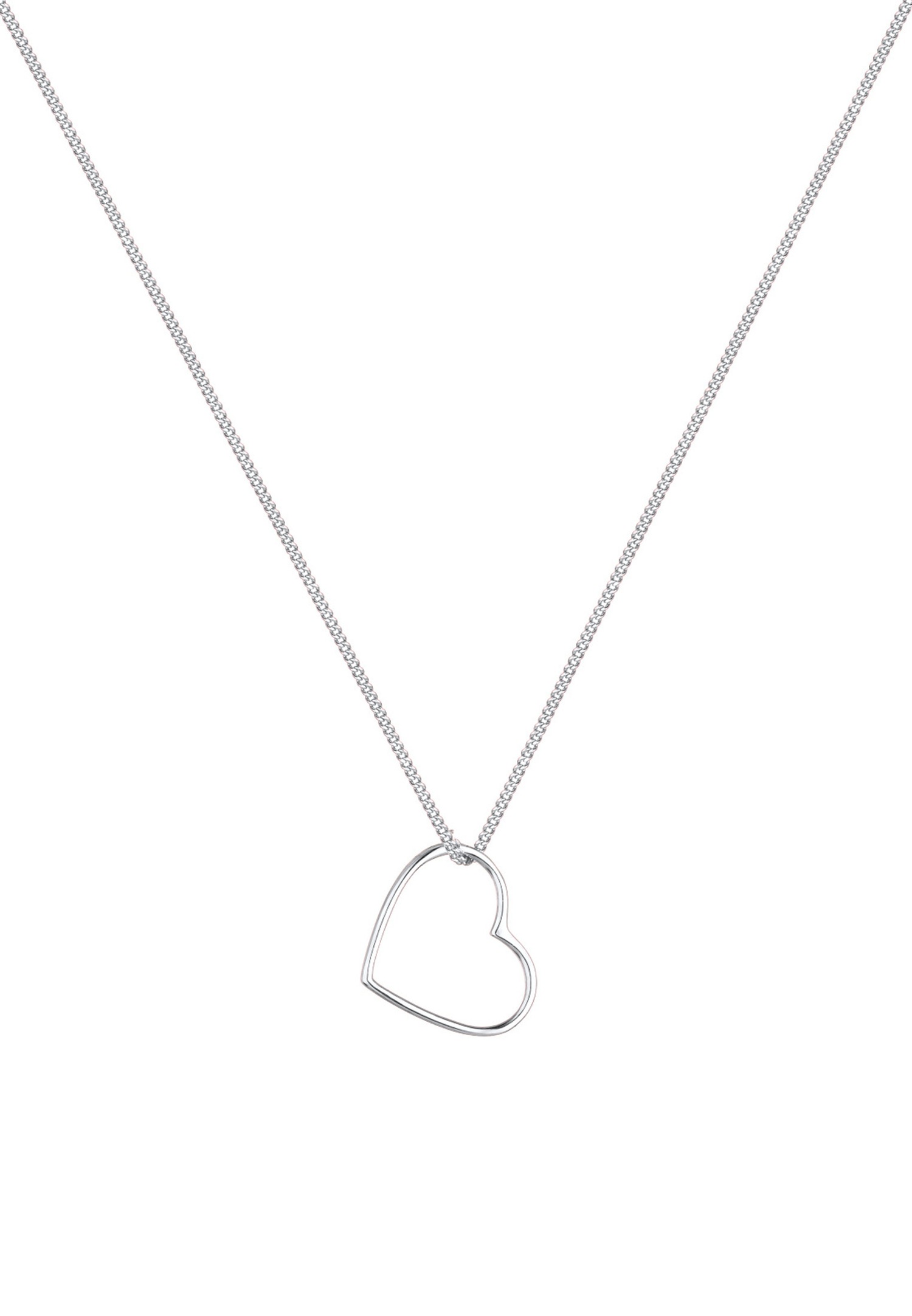 Elli Halskette Herz Liebe Filigran Anhänger 925 Sterling Silber