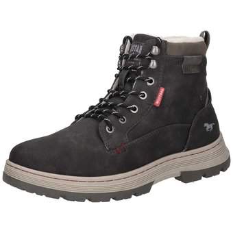Mustang Schnür Boots in grau