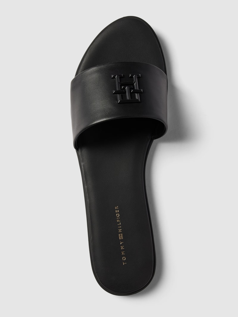 Slides mit Label-Detail Modell 'POP MULE' in schwarz