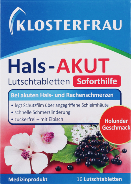 Klosterfrau Hals- Akut Lutschtabletten