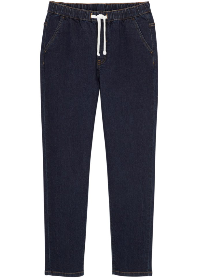 Jungen Jeans mit Applikation, Tapered Fit