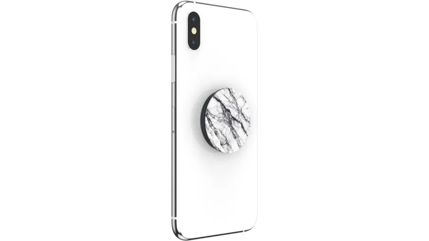 PopSockets Basic White Stone Marble