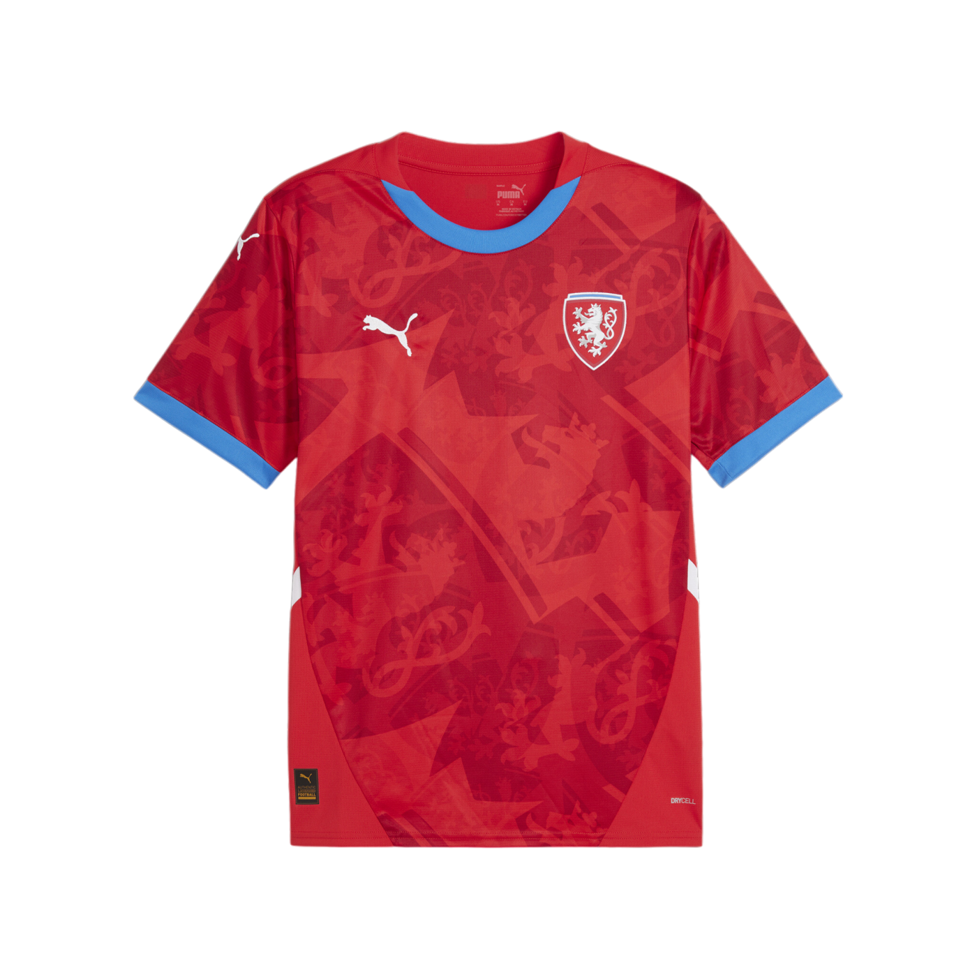 PUMA Tschechien Trikot Home EM 2024 Rot F01