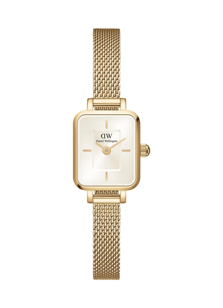 Hodinky Daniel Wellington Quadro Mini Evergold DW00100656