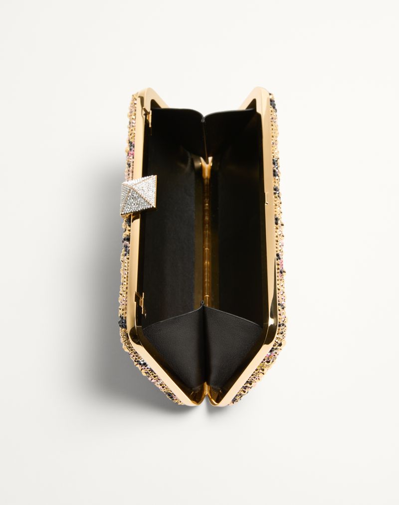 Minaudiere bærer hemmeligheder med Rhinestone Apres L'Hiver-motiv