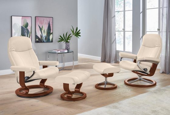 Stressless® Relaxsessel Garda (Set), mit Signature Base, Größe L, Gestell Braun