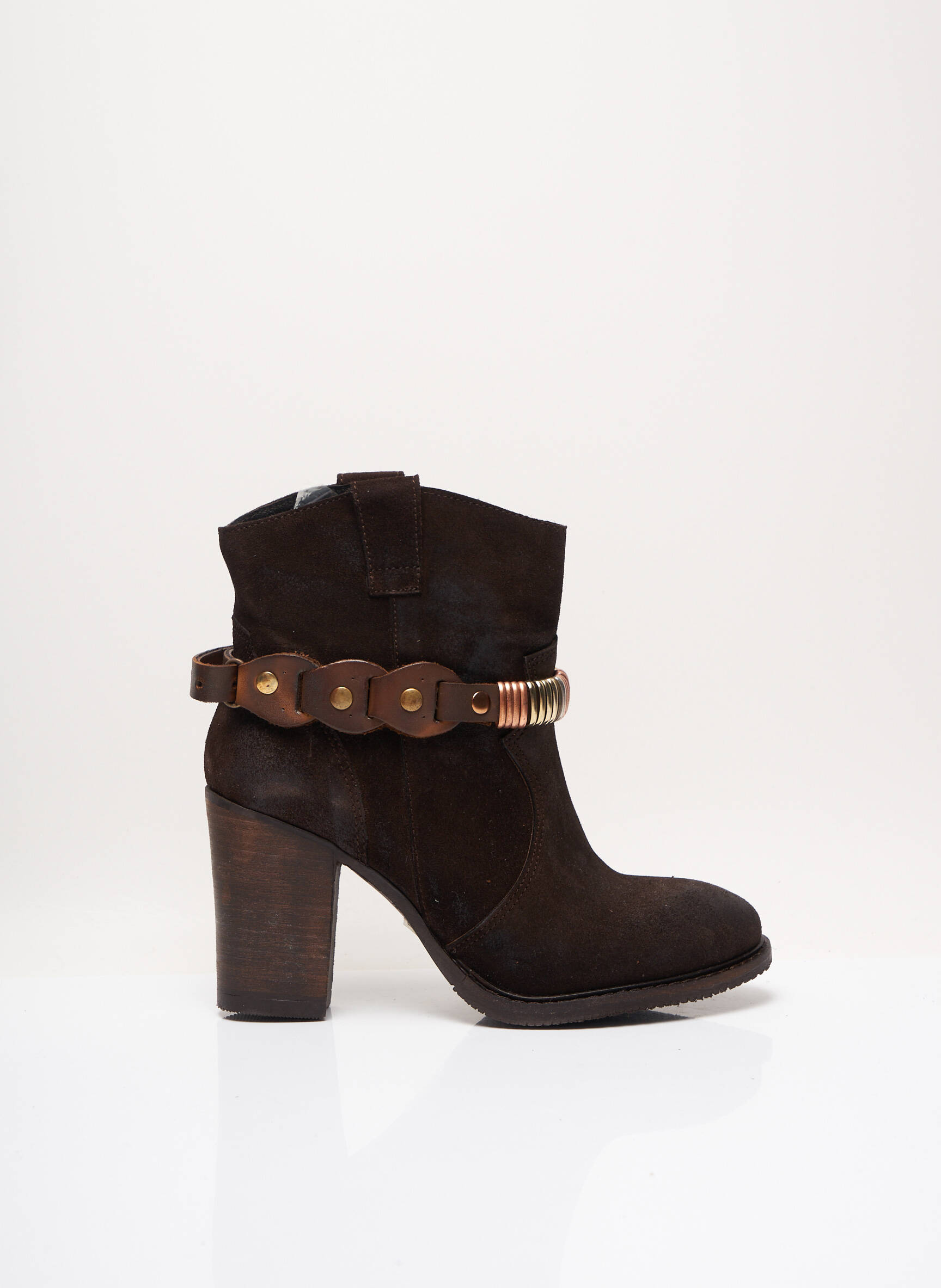 Lsq Bottines Femme couleur marron
