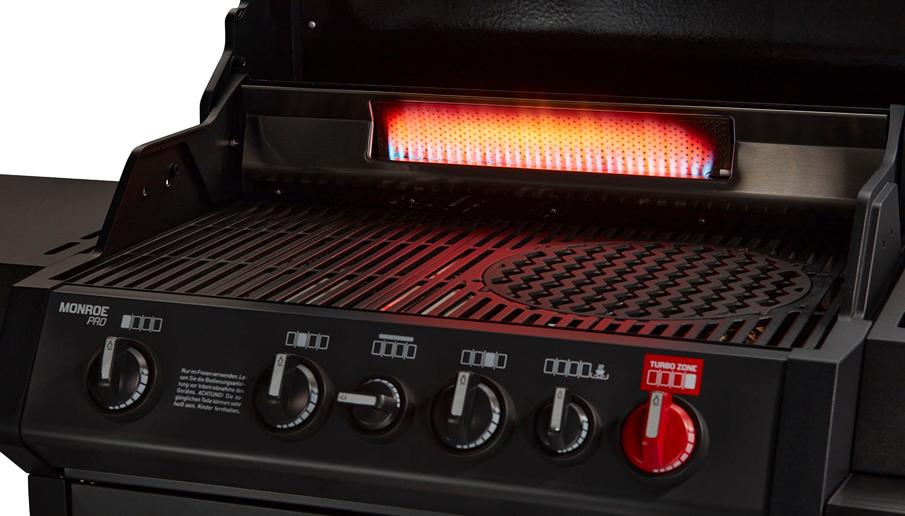 Enders® Gasgrill Monroe Pro 4 SIK Turbo Shadow, BxH: 153,5x118,5 cm