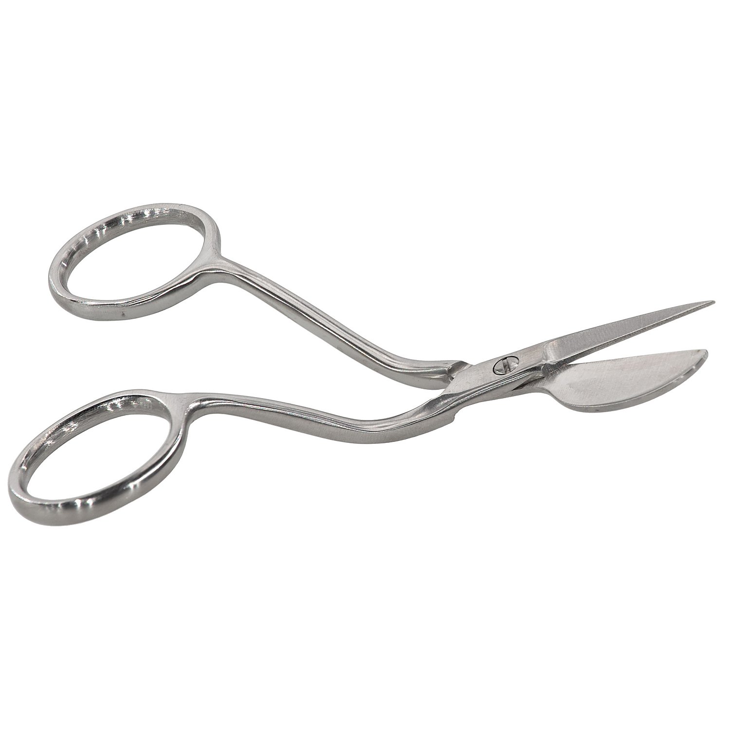 buttinette Applikationsschere, 10,5 cm, silber