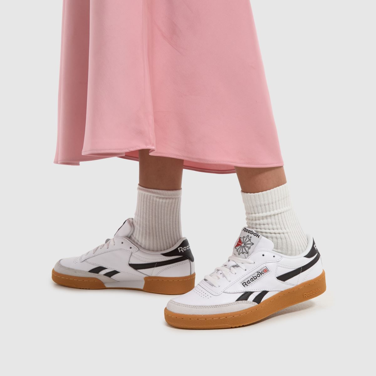 Reebok Club C Revenge Vintage tenisky v bílé a černé barvě