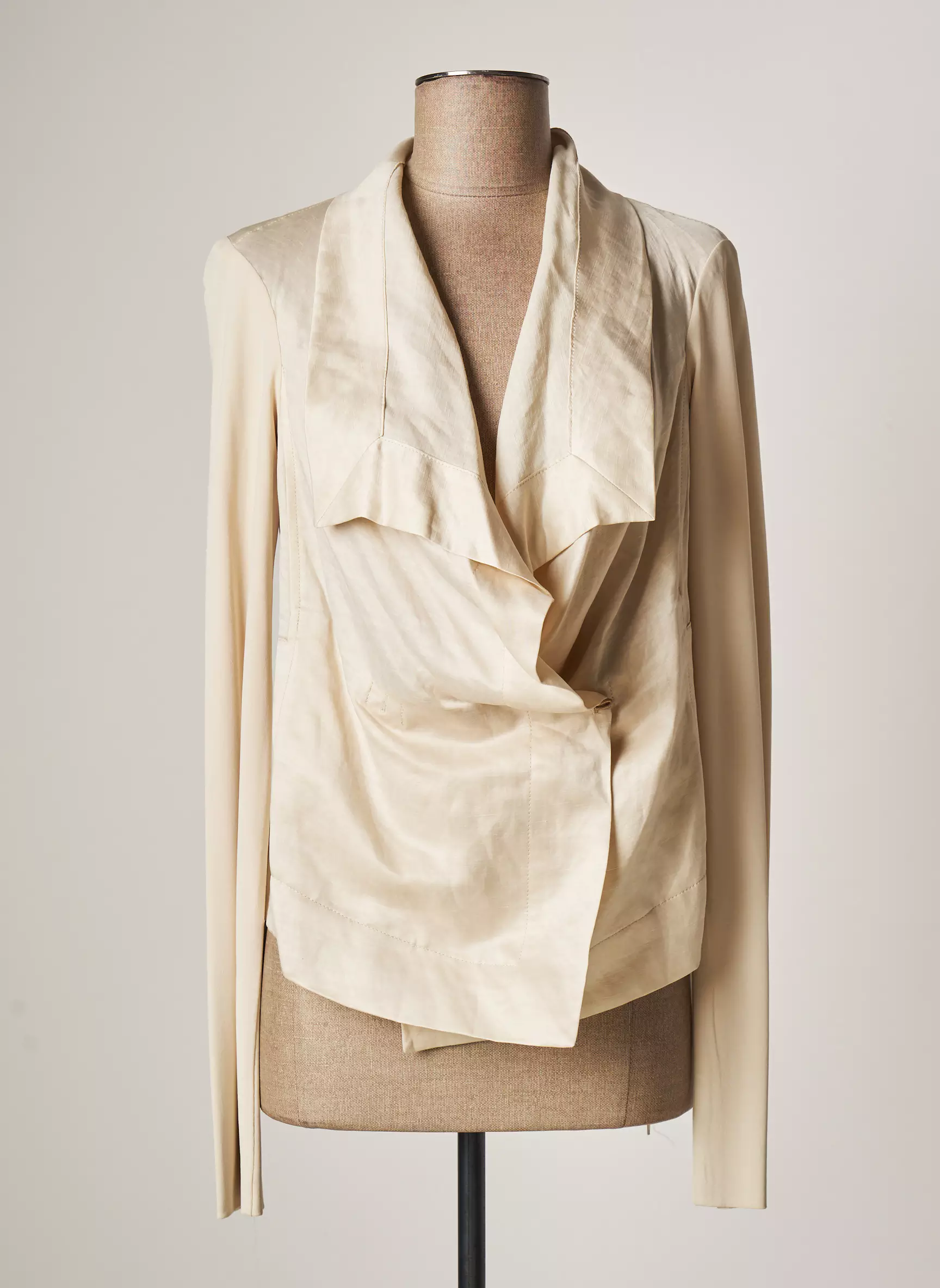 Lauren Vidal Vestecasual Femme couleur beige
