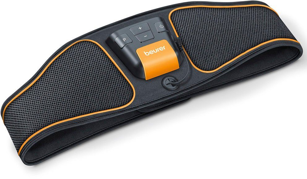 BEURER EMS-Bauchmuskeltrainer EM 37 Bauchmuskel-Gürtel, (2-tlg), Wasserkontakt-Elektroden