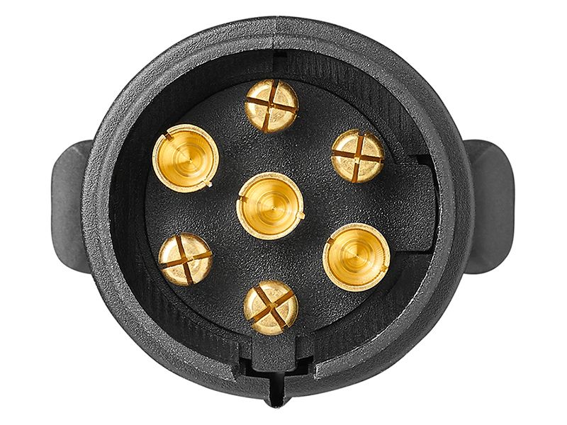 ProPlus 7-polig Stecker mit Kabelschuhanschluss