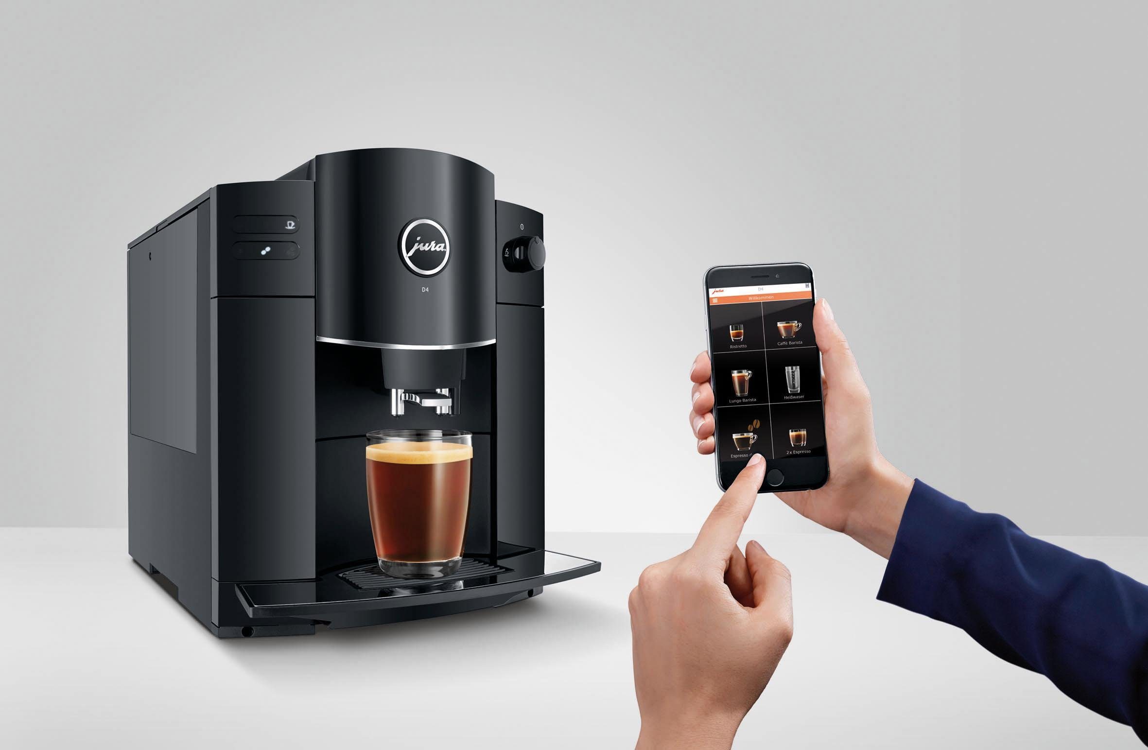 JURA Kaffeevollautomat D4 Piano Black