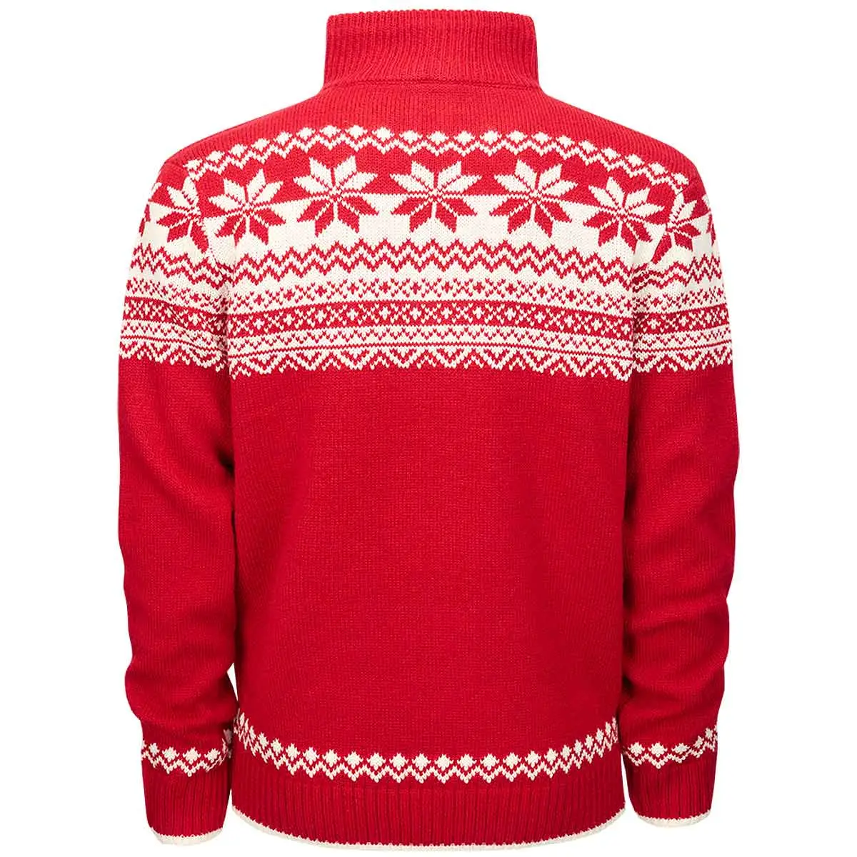 Norweger Pullover Troyer rot