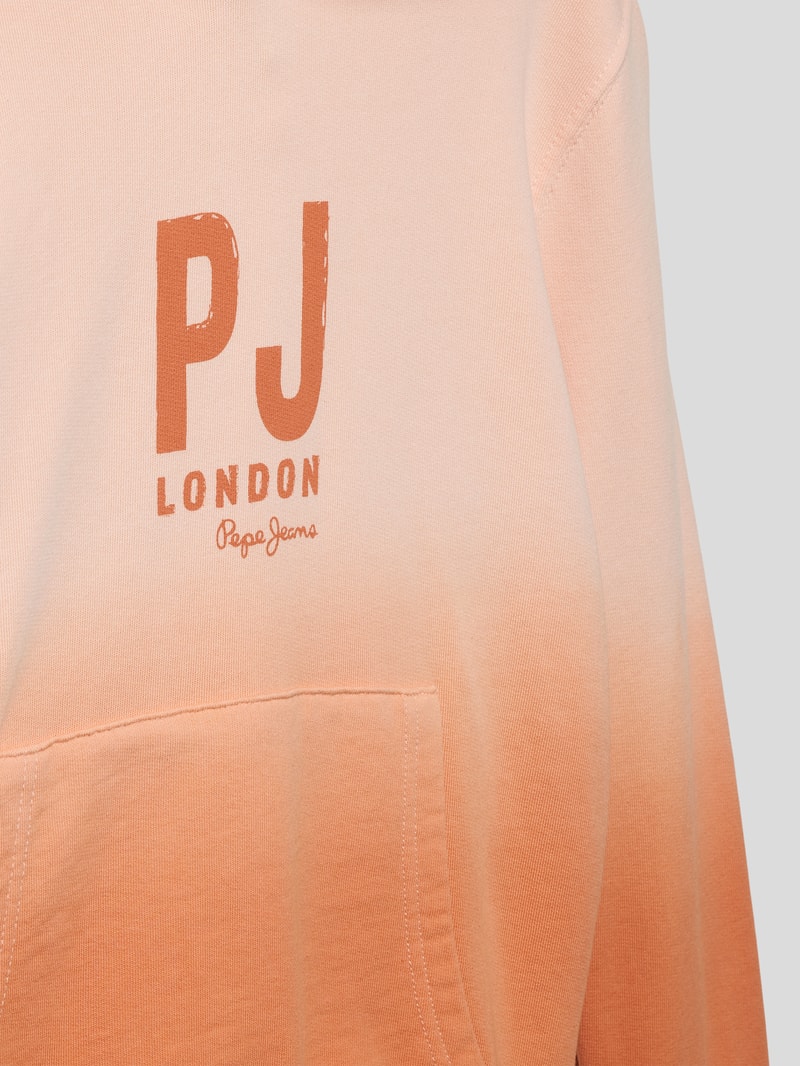 Hoodie mit Känguru-Tasche Modell 'TIPTY' in orange