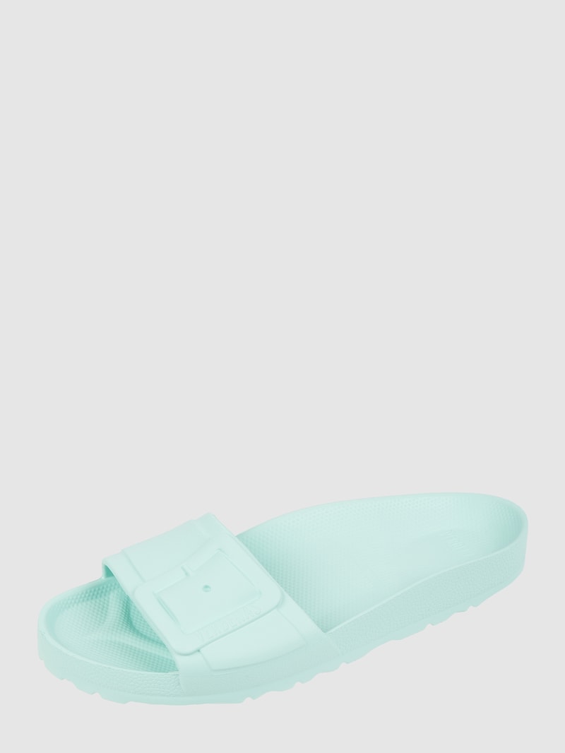 Slides aus Gummi Modell 'Reiko' in aqua blau