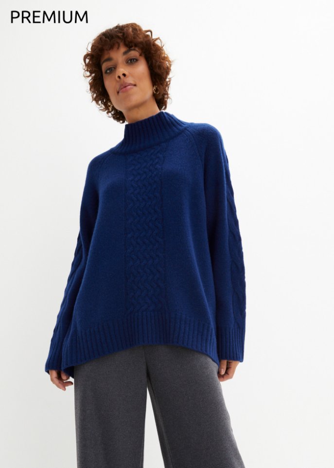 Oversized Woll-Pullover mit Good Cashmere Standard®-Anteil