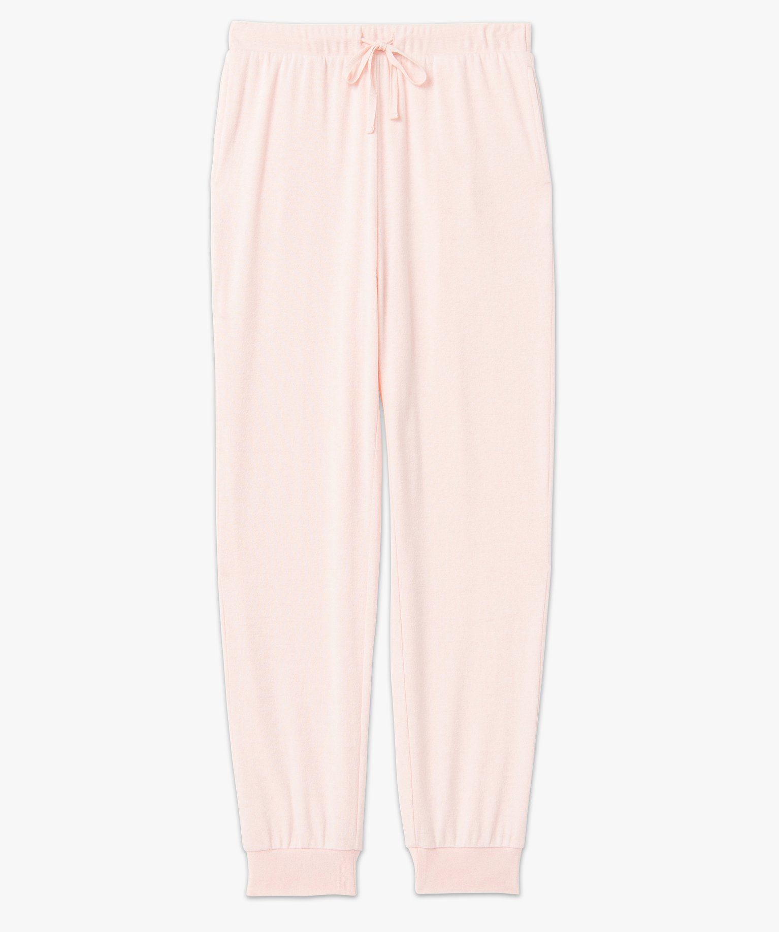 Pantalon de pyjama en maille fine femme rose | GEMO