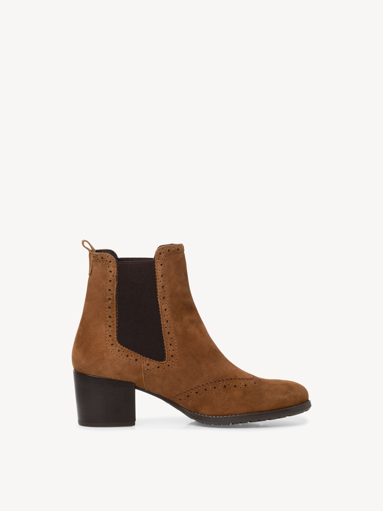 Bottine Chelsea en cuir - marron