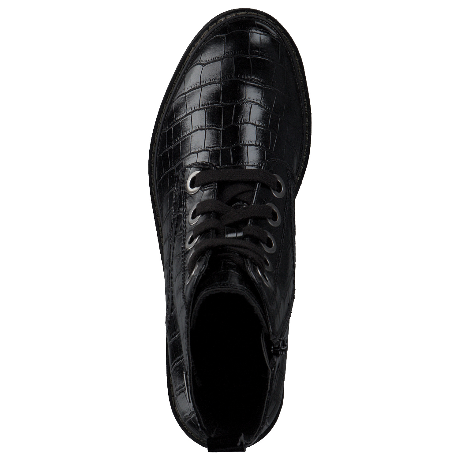 Jana Shoes 26209, Schnürstiefel, Damen, Schwarz