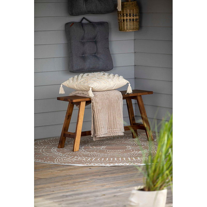 Home Pledd 150 x 200 cm flanellfleece sand