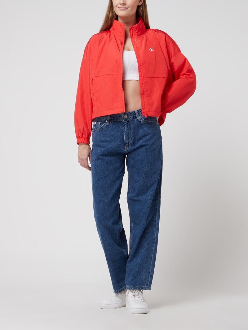 Straight Fit Jeans aus Baumwolle  in jeans