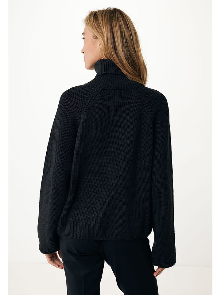 Mexx Rollkragenpullover in Schwarz günstig kaufen