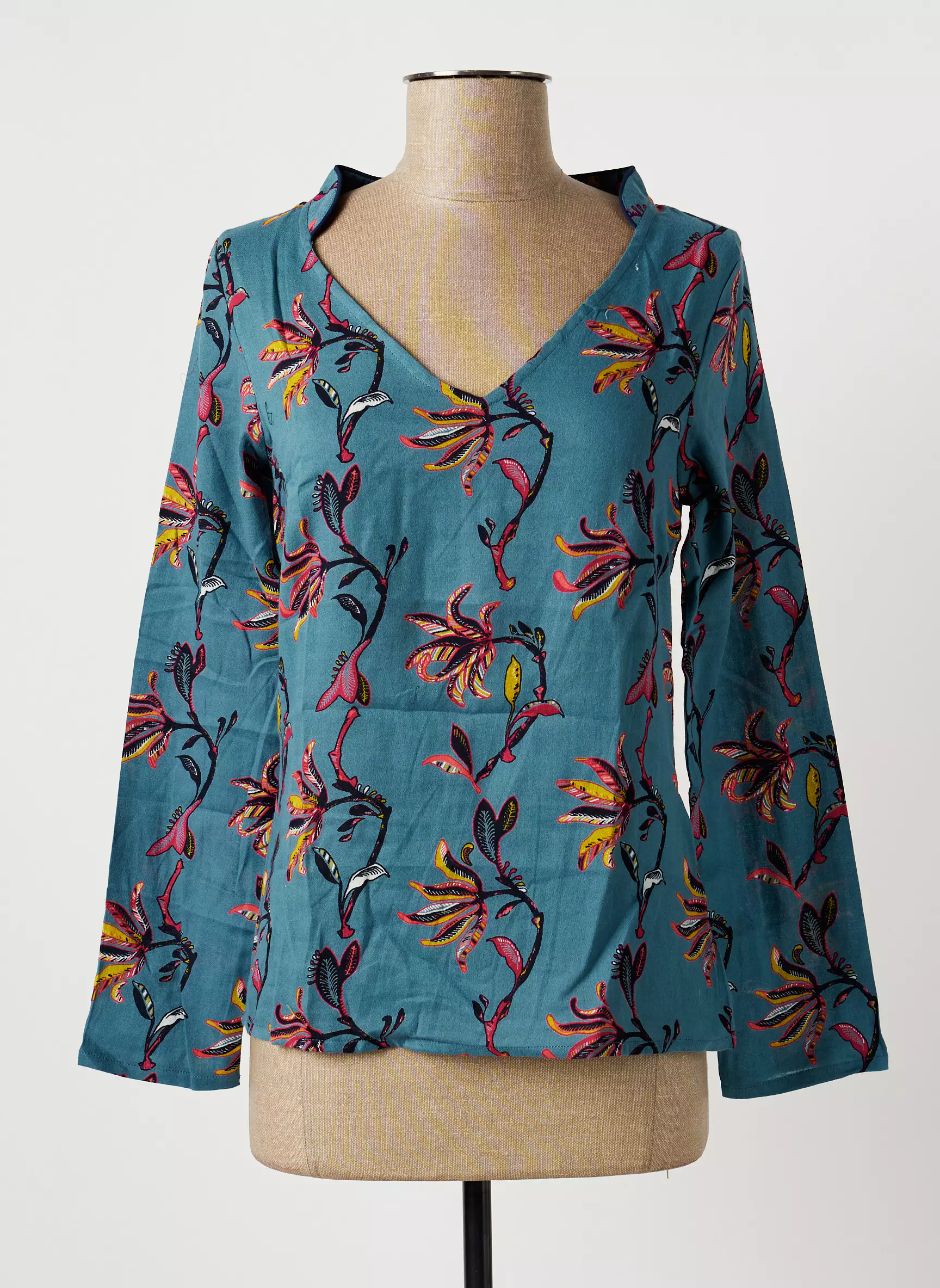 La Fiancee Du Mekong Blouses Femme couleur bleu