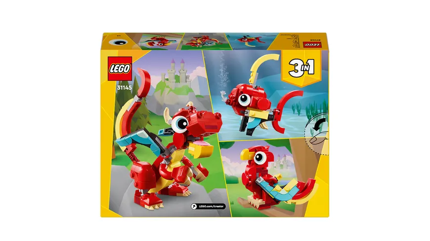 LEGO Creator 3in1 31145 Roter Drache
