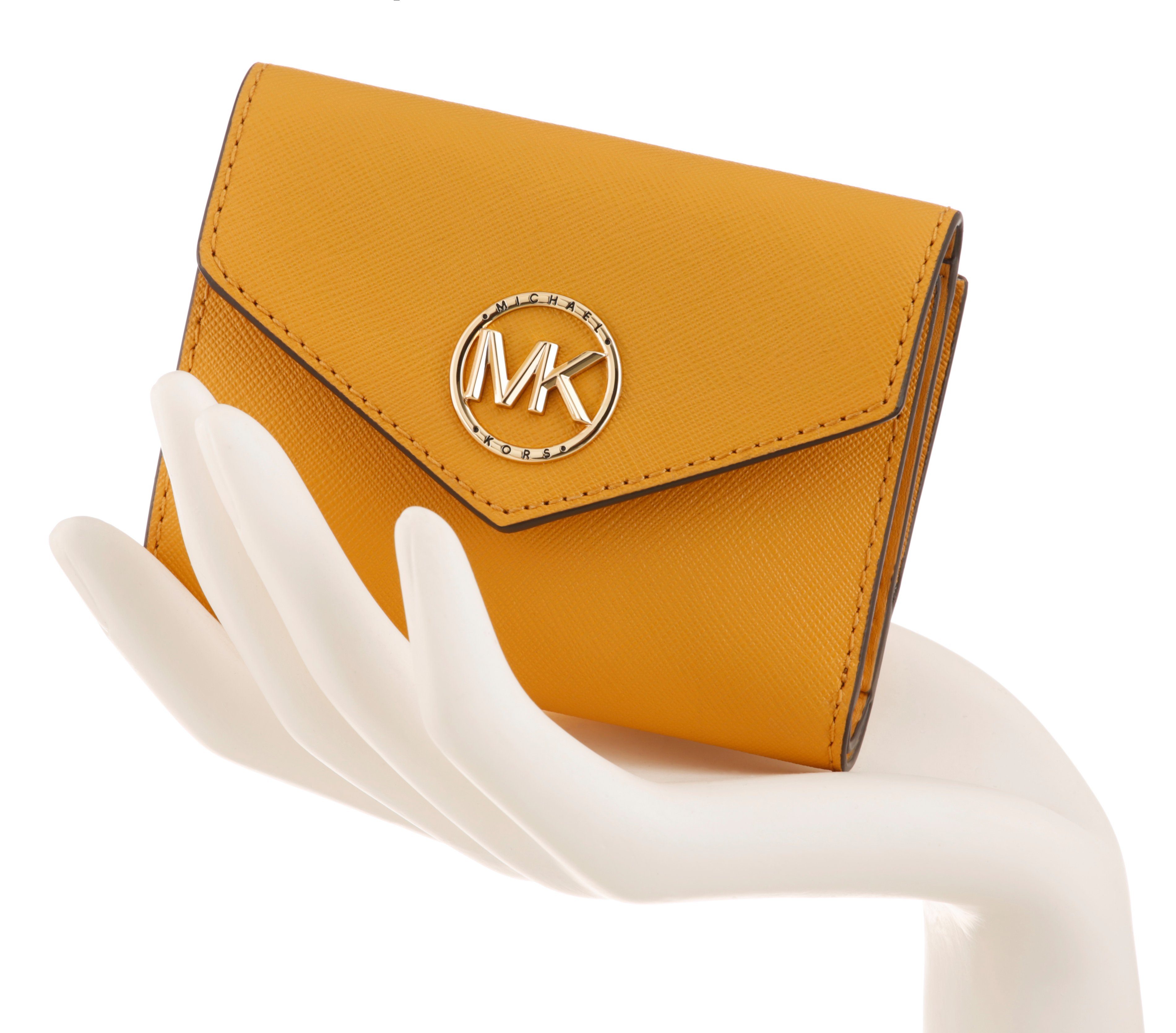 MICHAEL KORS Geldbörse TRIFOLD, mit goldfarbenen Logo