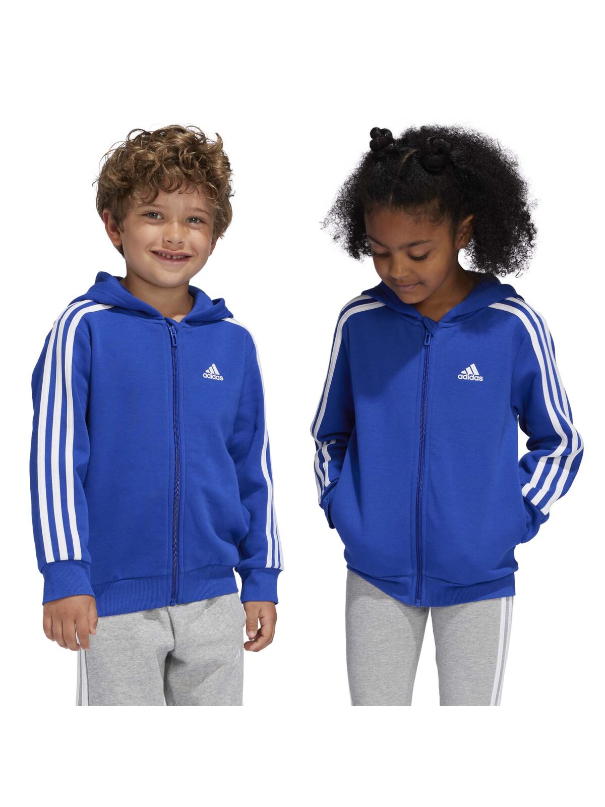 Adidas Essentials Kapuzenjacke Kinder blau