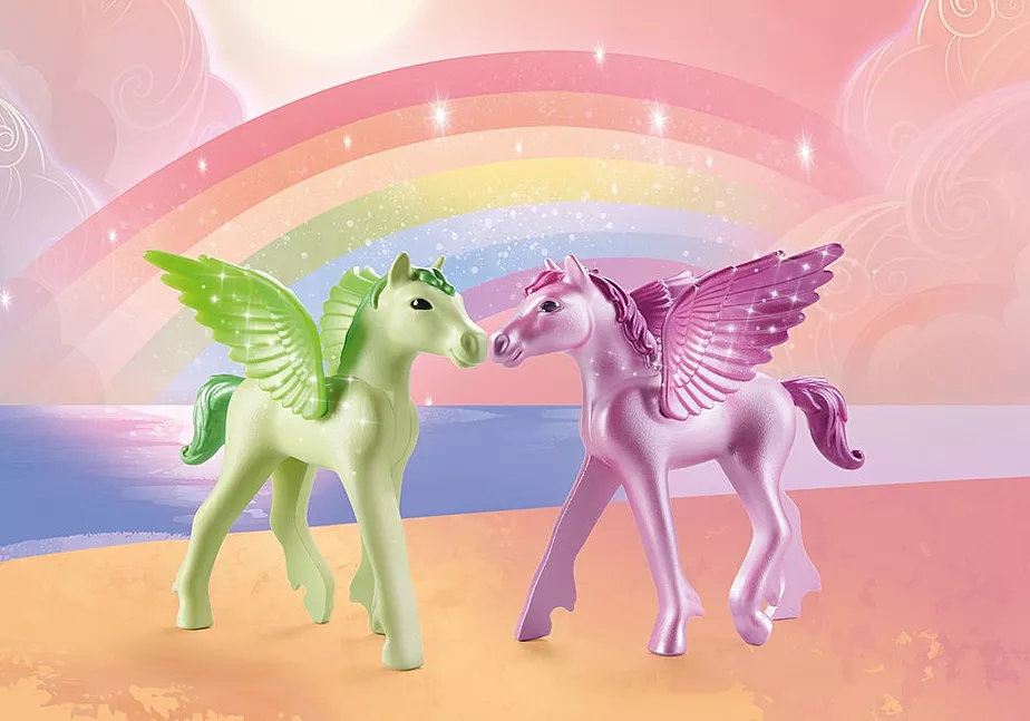 Himmlischer Ausflug mit Pegasusfohlen