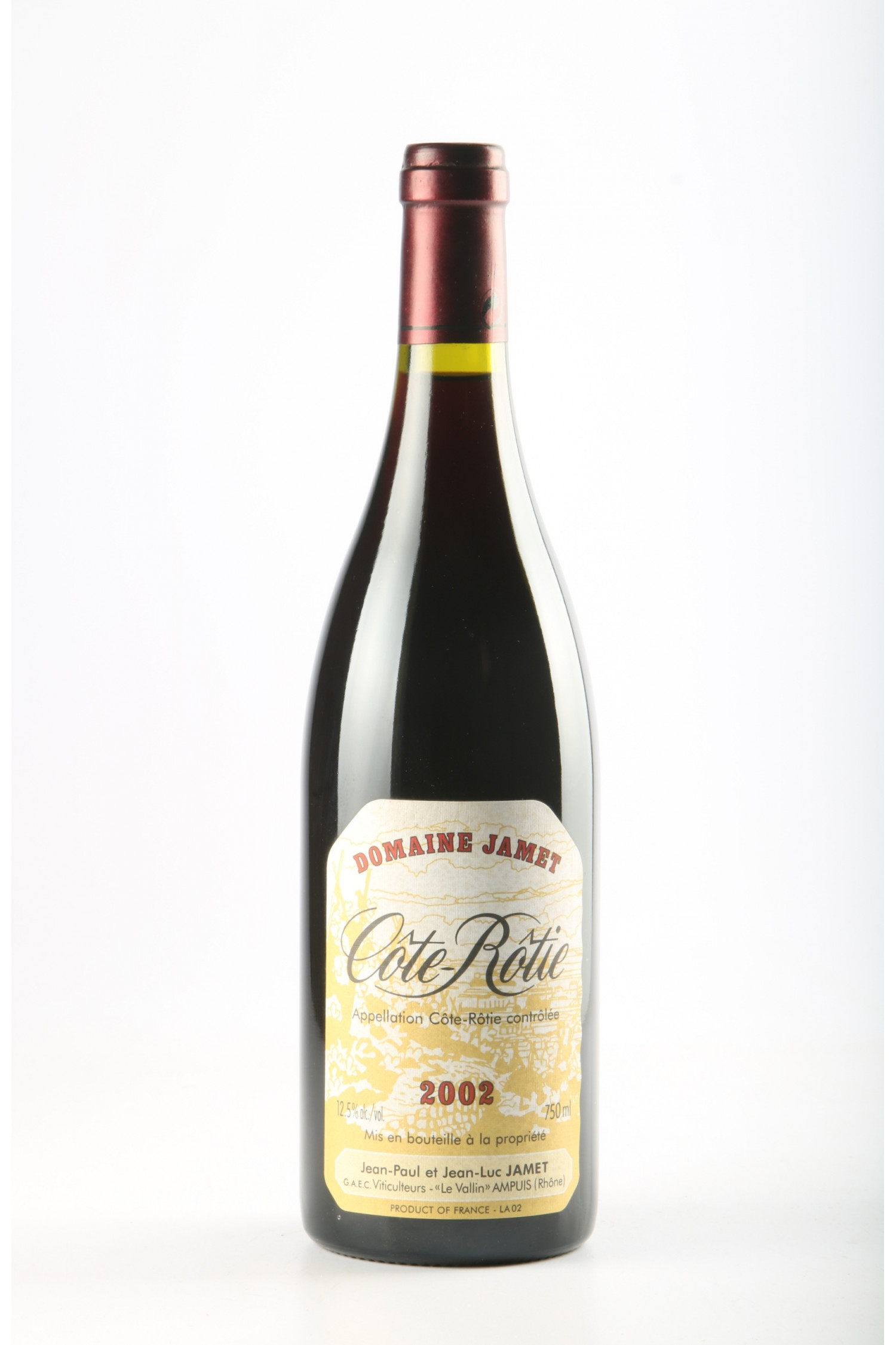 Vin 2002 DOMAINE JAMET 2002, Côte Rotie. Vin ancien - SoDivin