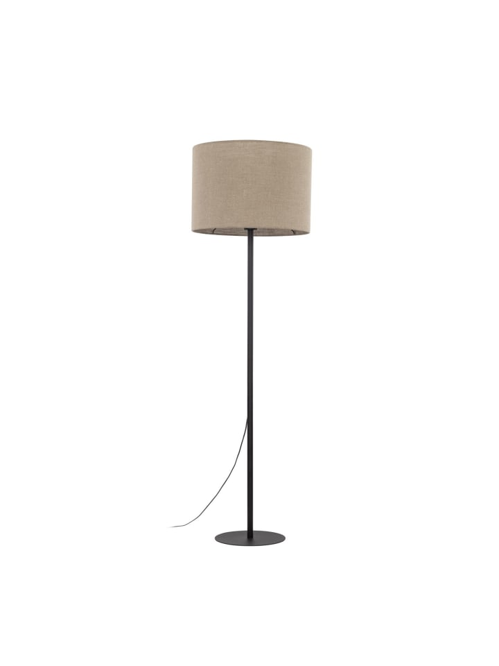 Licht-Erlebnisse Stehlampe in Schwarz Beige günstig kaufen onesize