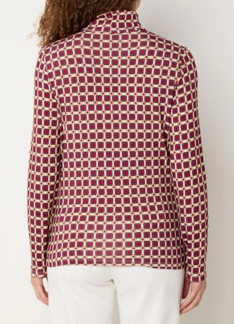 Camicia a maniche lunghe River Woods con stampa grafica e colletto