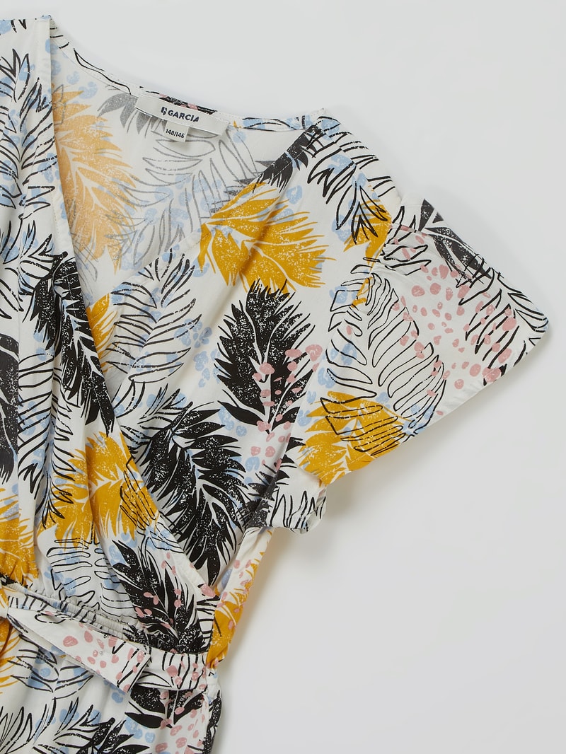 Kleid aus Viskose in offwhite