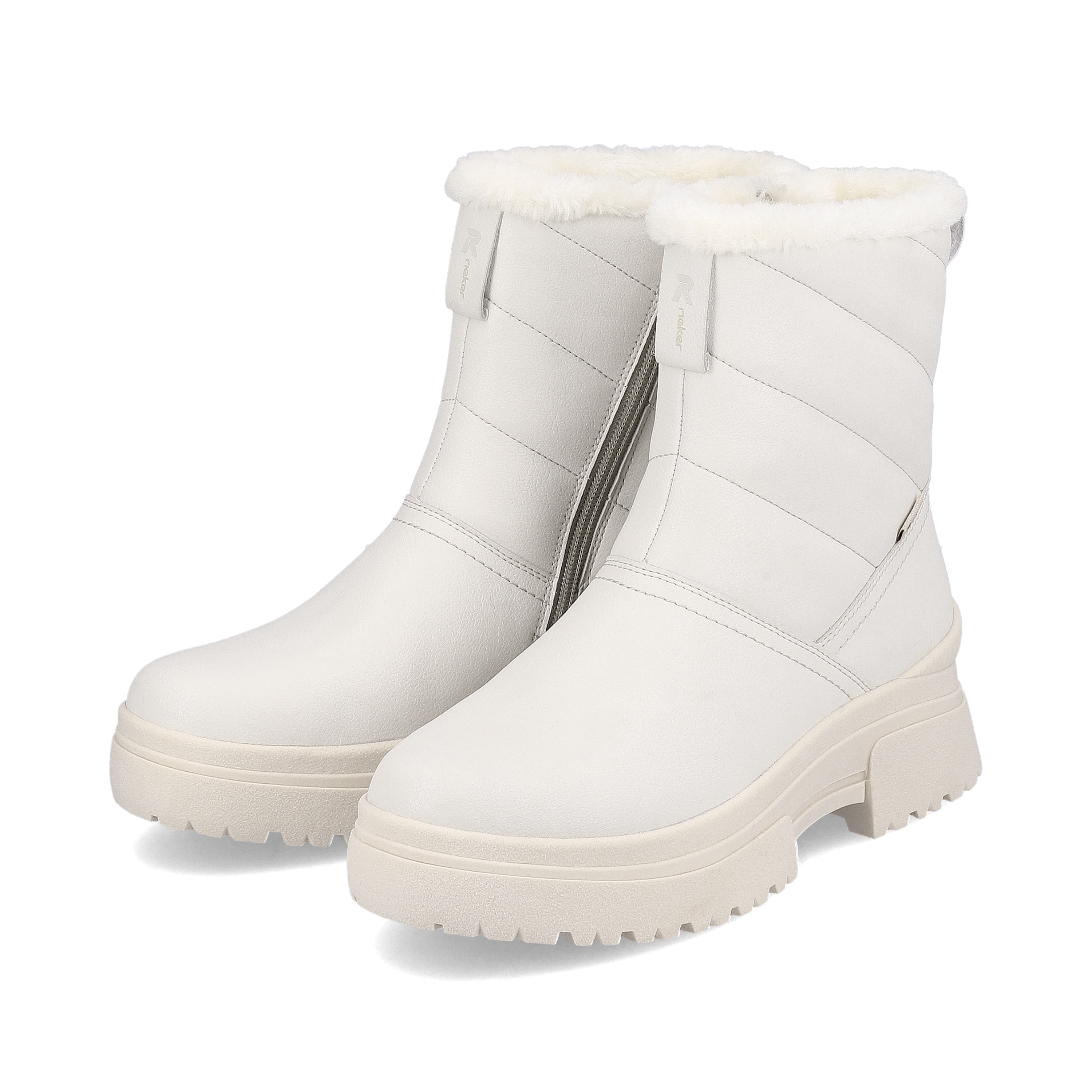 Rieker Damen Kurzstiefel snow white