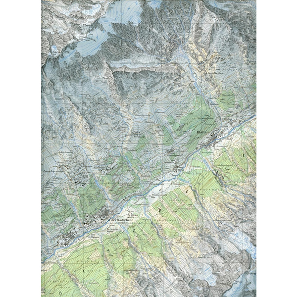 Swisstopo 1 : 25 000 Lötschental - Wanderkarte