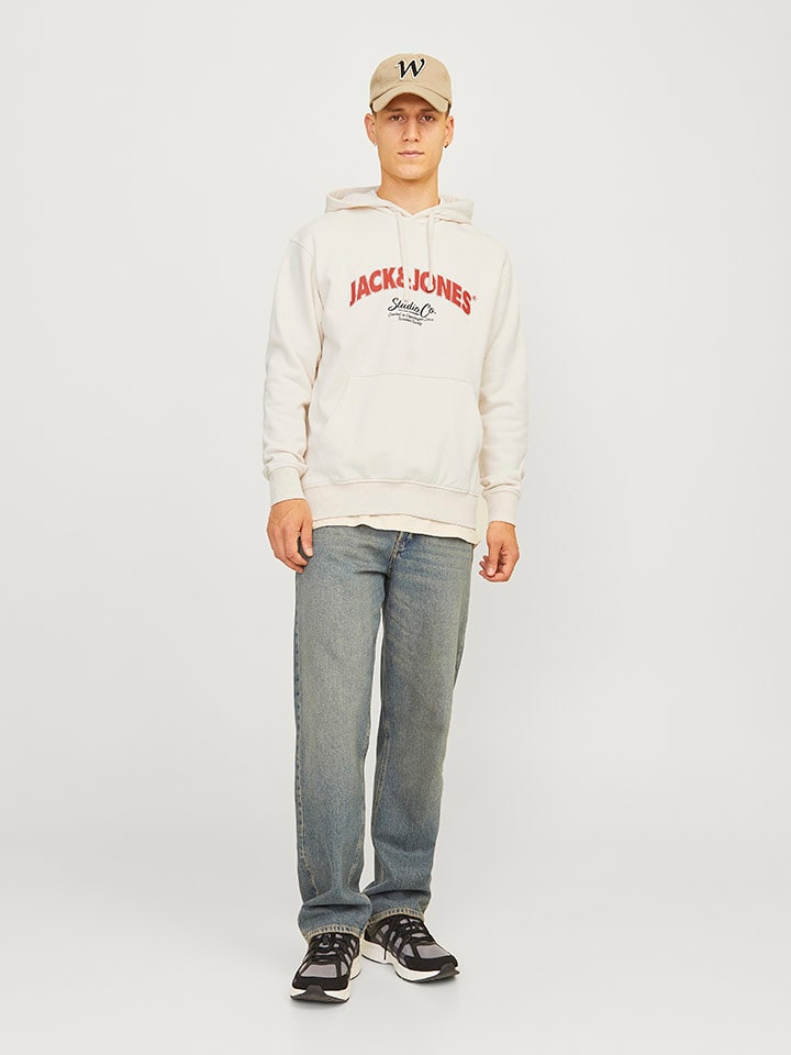 Jack & Jones Hoodie in Creme günstig kaufen
