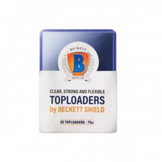 Beckett Shield Card Sleeves Toploader 75pt (25)