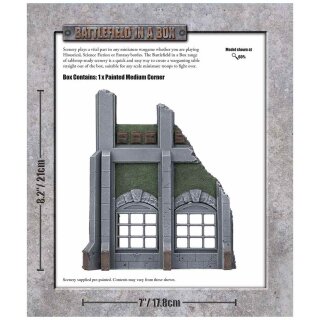 Battlefield in a Box: Gothic Industrial Ruins - Medium Corner