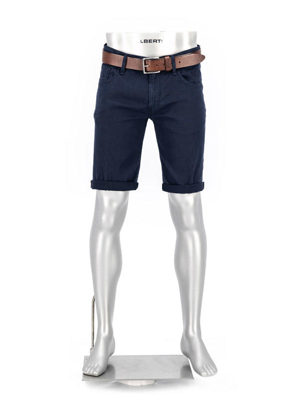 Alberto, Bermudashorts Slipe-K, Baumwolle, navy