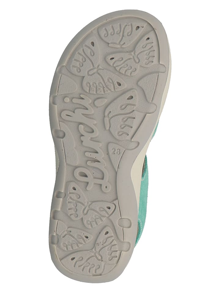 Lurchi Leder-Sandalen in Türkis günstig kaufen