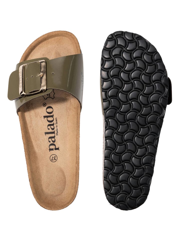 palado Pantoletten in khaki günstig kaufen