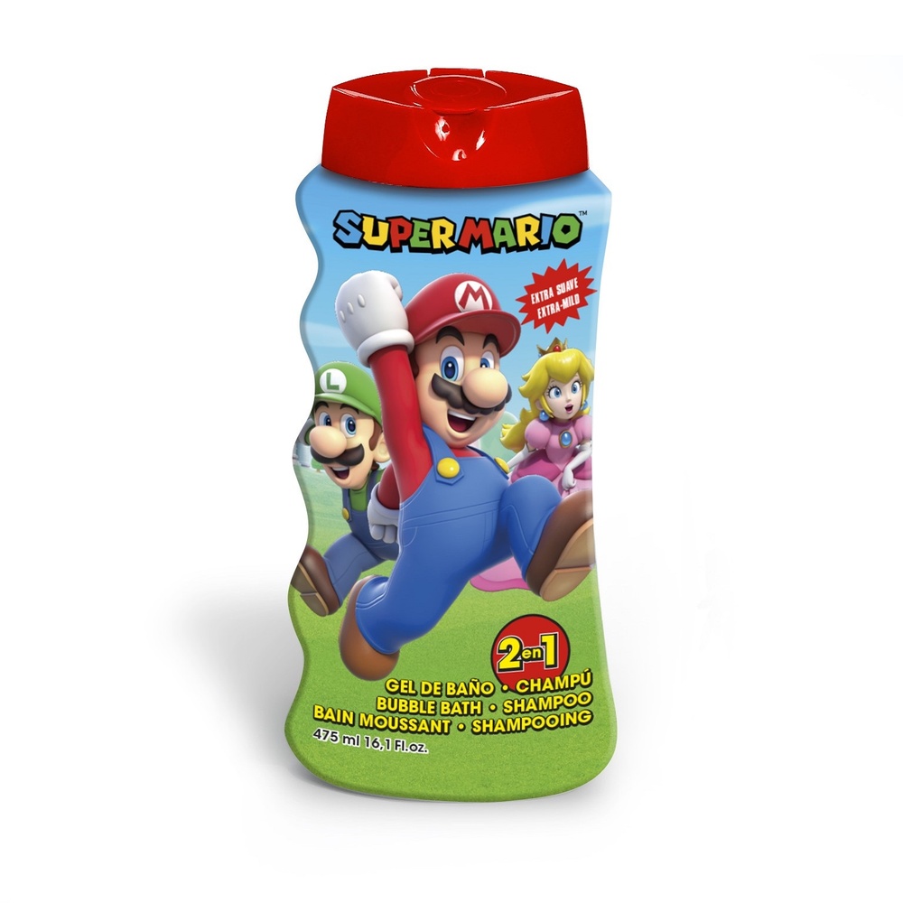 super mario from nintendo Super Mario Bain moussant shampooing 2 en 1