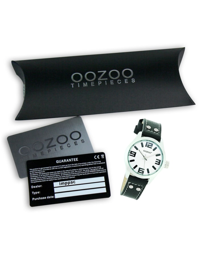 Oozoo Analog-Armbanduhr Oozoo JR schwarz mittel (ca. 34mm) günstig kaufen onesize