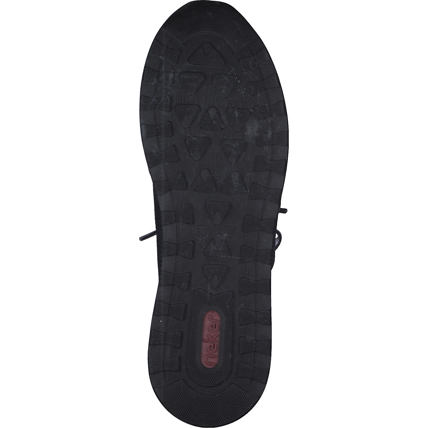Rieker N1411, Schnürschuhe, Damen, Blau