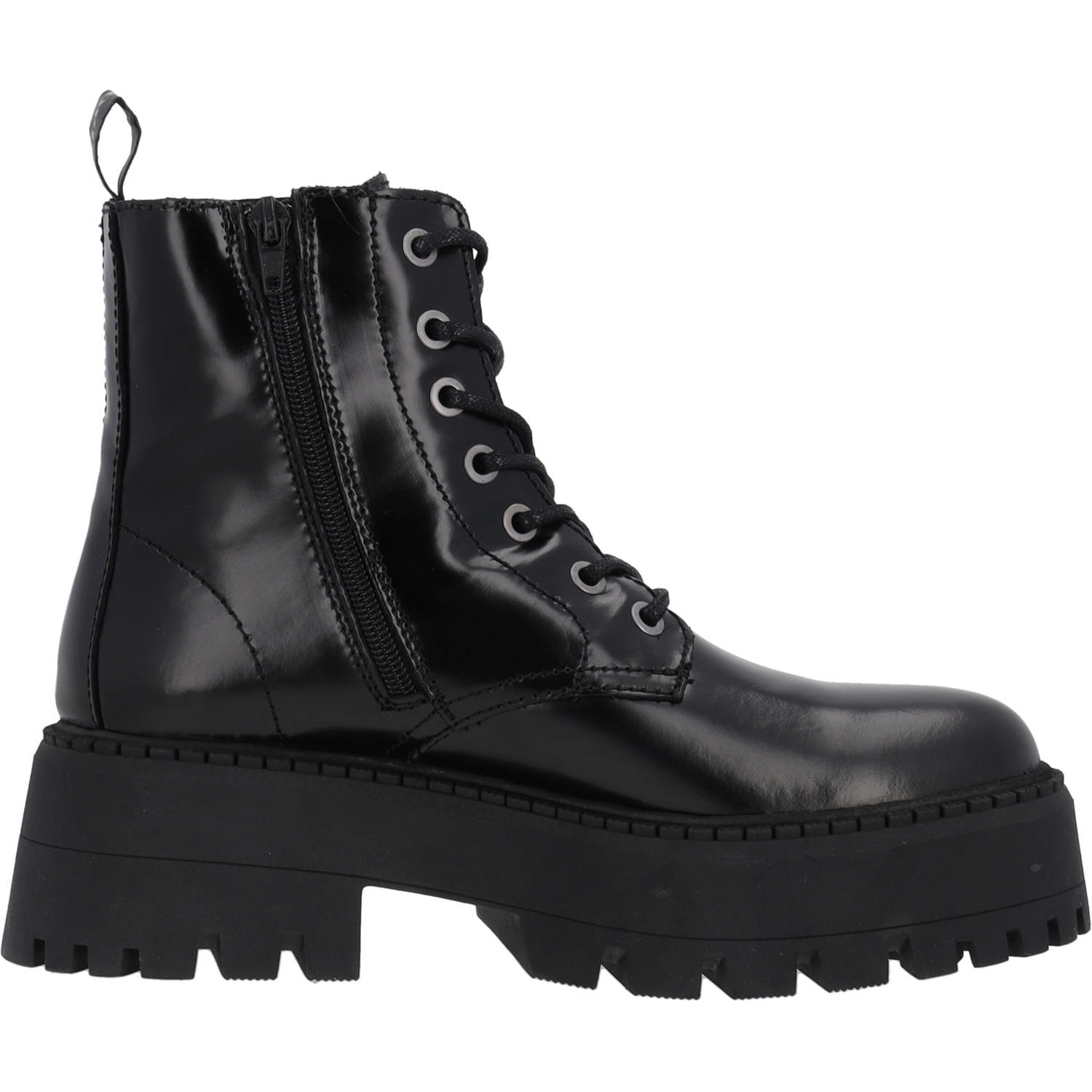 Palado Biak PL, Schnürstiefel, Damen, Schwarz